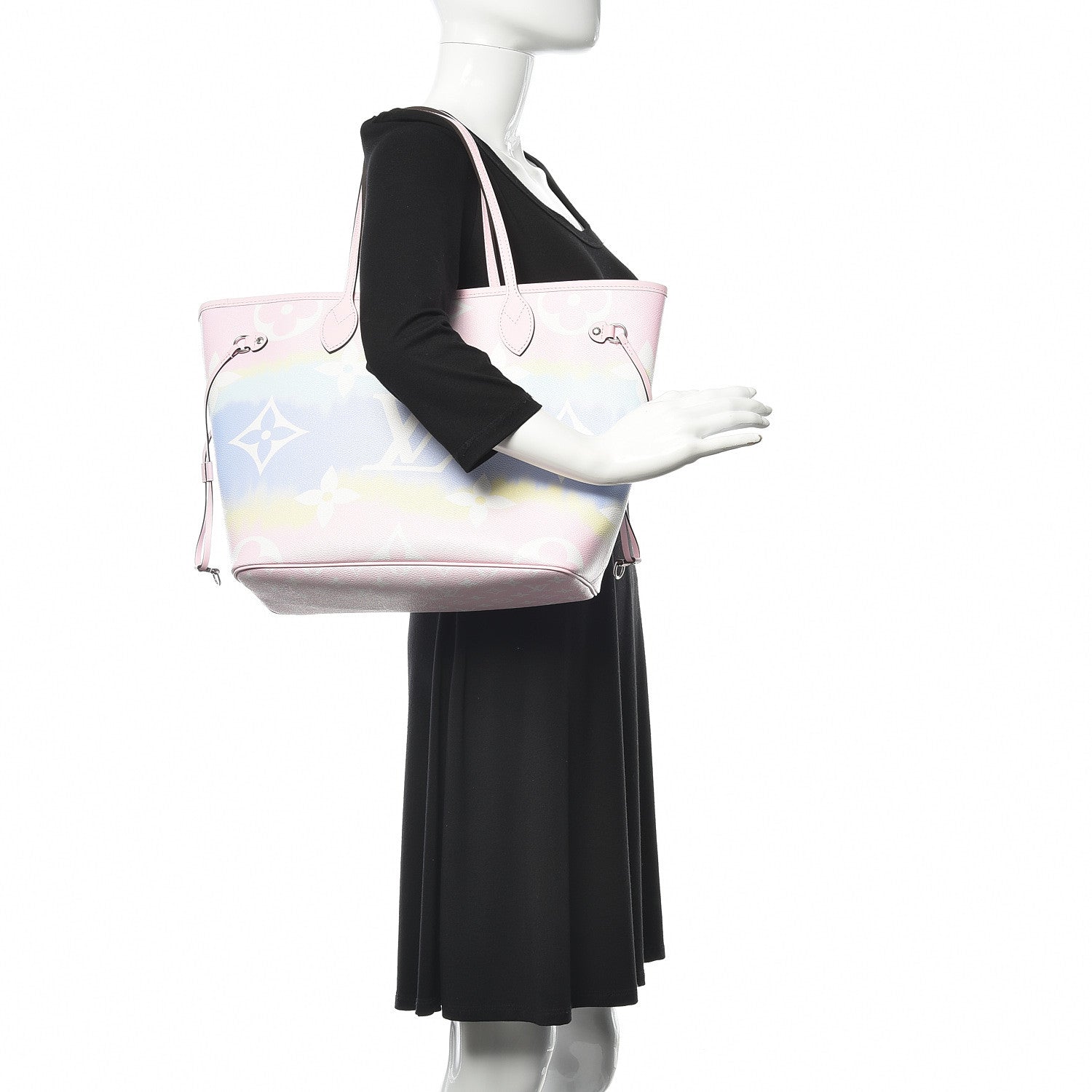 Louis Vuitton Monogram Escale Neverfull MM Pastel 2 of 10