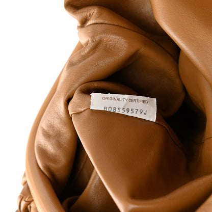 Bottega Veneta Nappa Maxi Intrecciato The Pouch Oversized Clutch Caramel 8 of 10