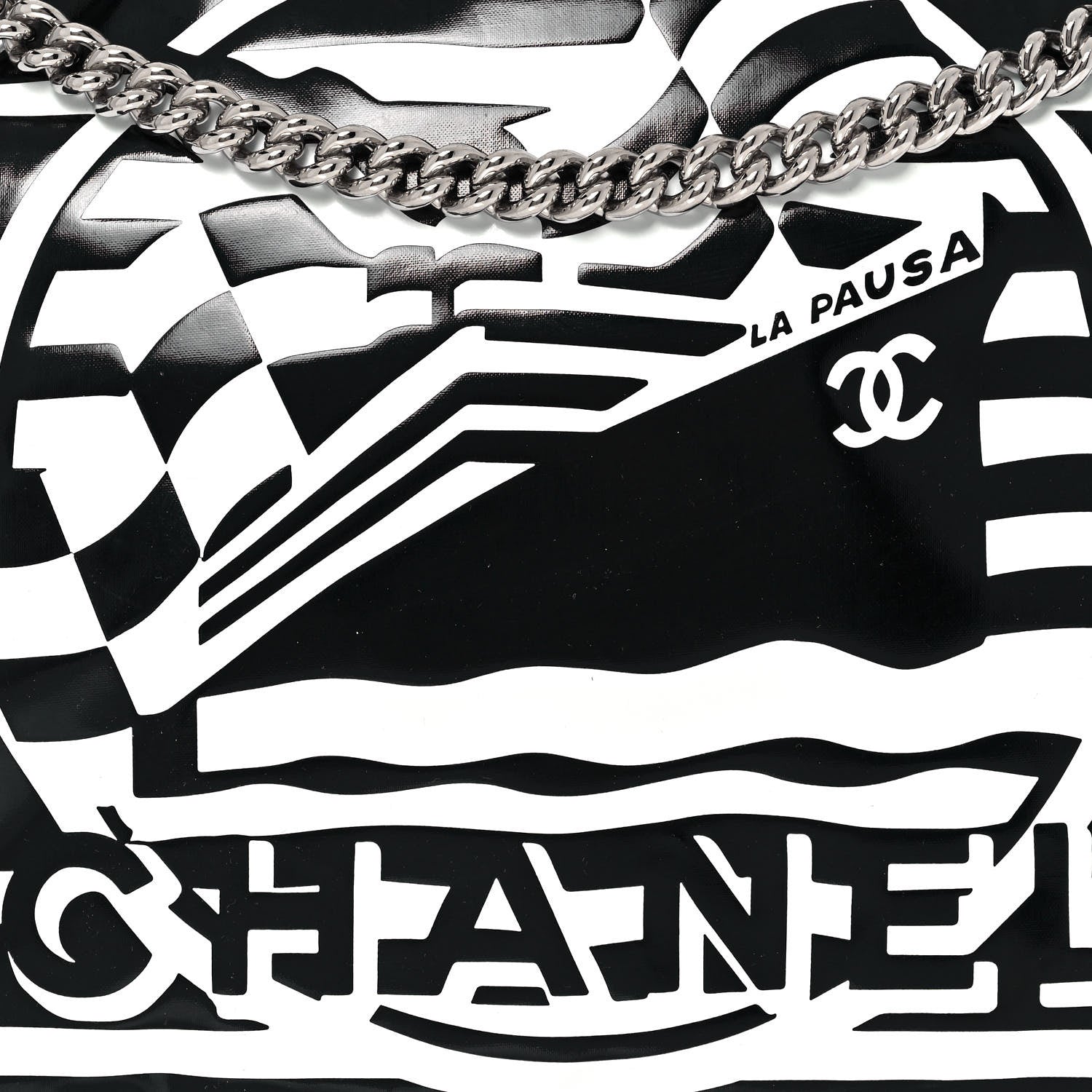 Chanel Vinyl Small La Pausa Camera Case Black 8 of 12
