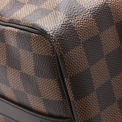 Louis Vuitton Damier Ebene Braided Speedy Bandouliere 25 Pink 7 of 10