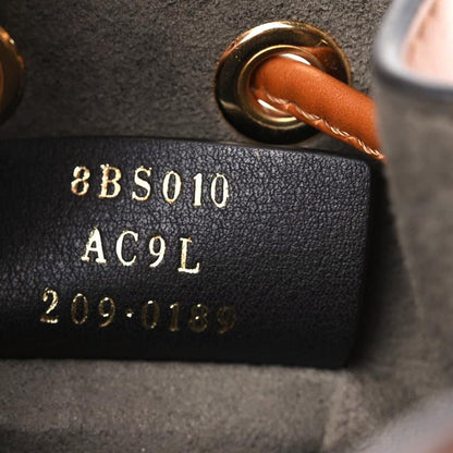 Fendi Vitello King F is Fendi Logo Embossed Mini Mon Tresor Bucket Bag Cuoio 9 of 13