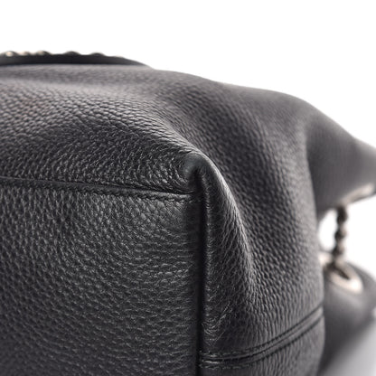 Gucci Pebbled Calfskin Studded Medium Soho Chain Shoulder Bag Black 10 of 16