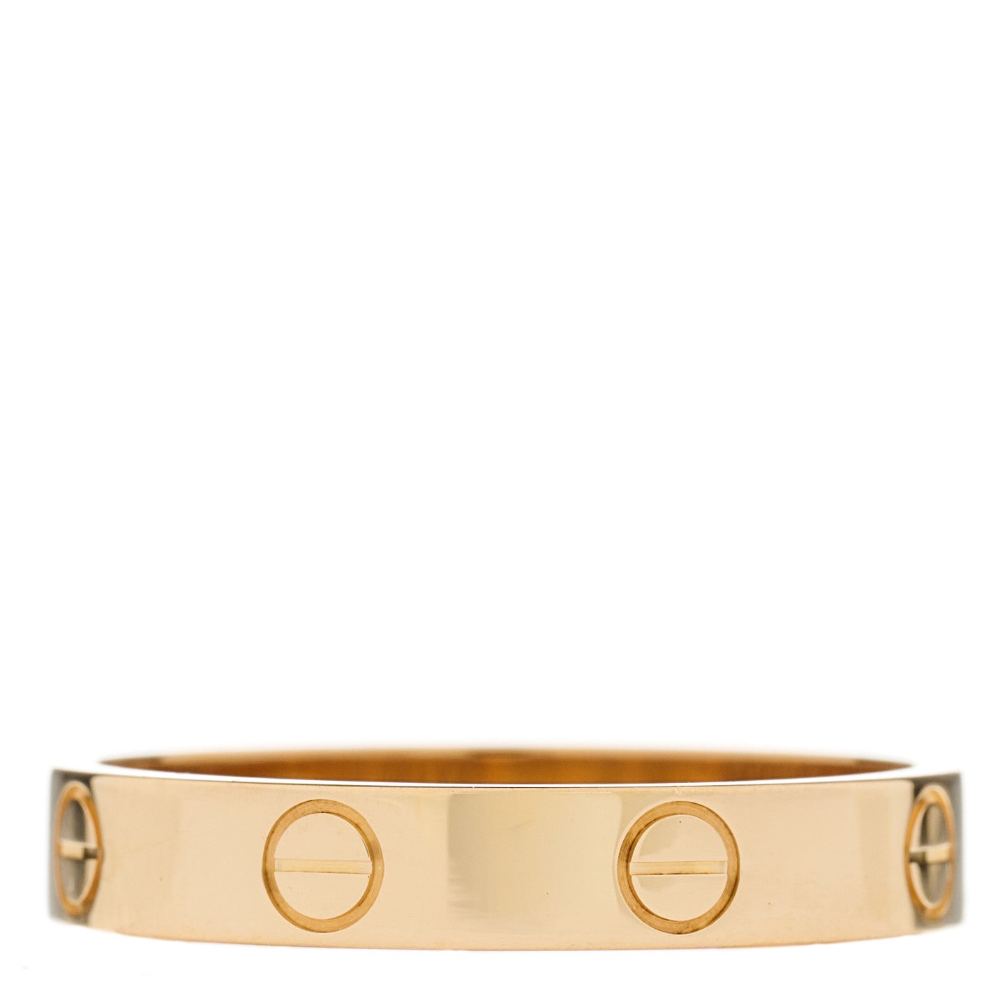 18K Yellow Gold 3.5mm LOVE Wedding Band Ring 57 8