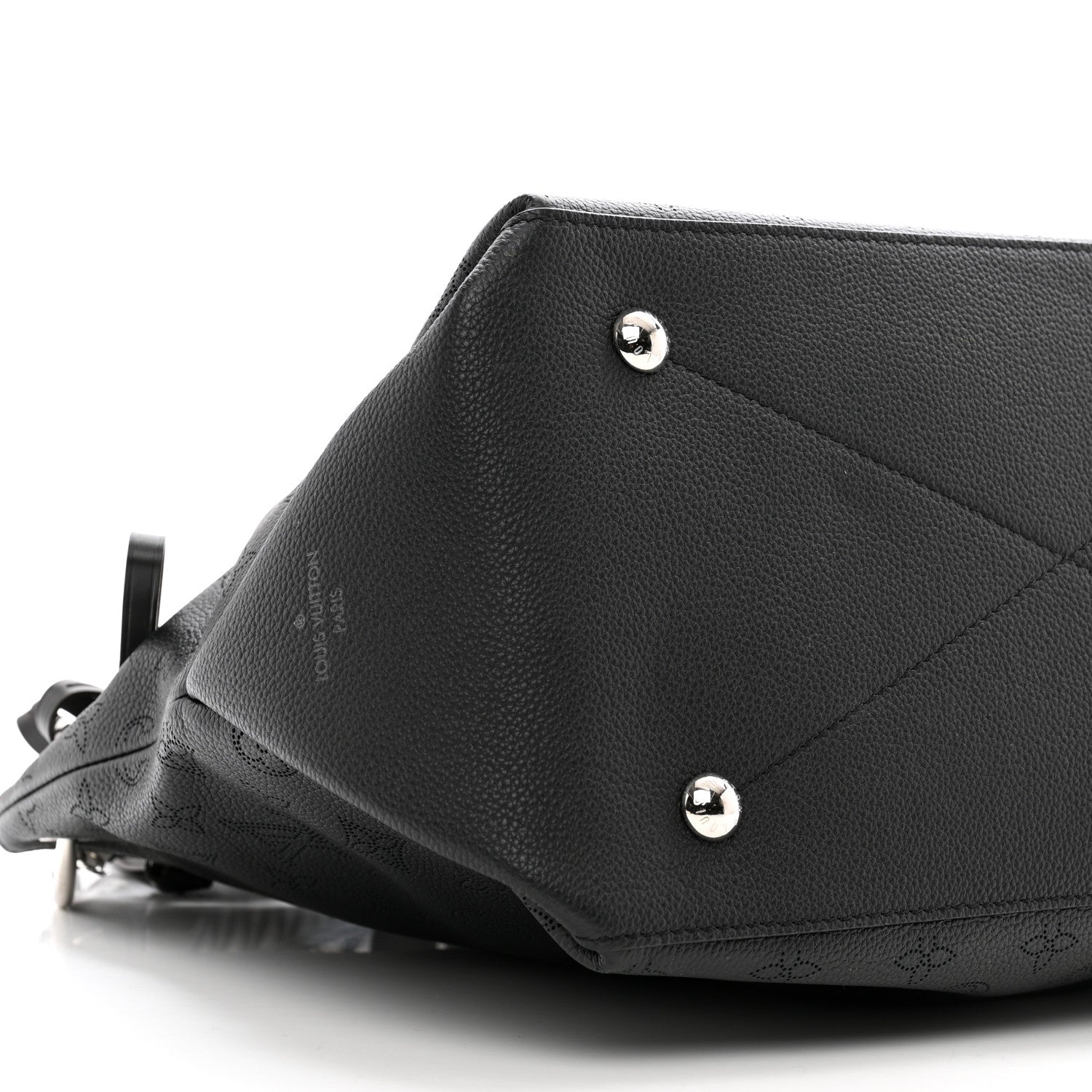 Louis Vuitton LOUIS VUITTON Mahina Beaubourg Hobo MM Black 8 of 9