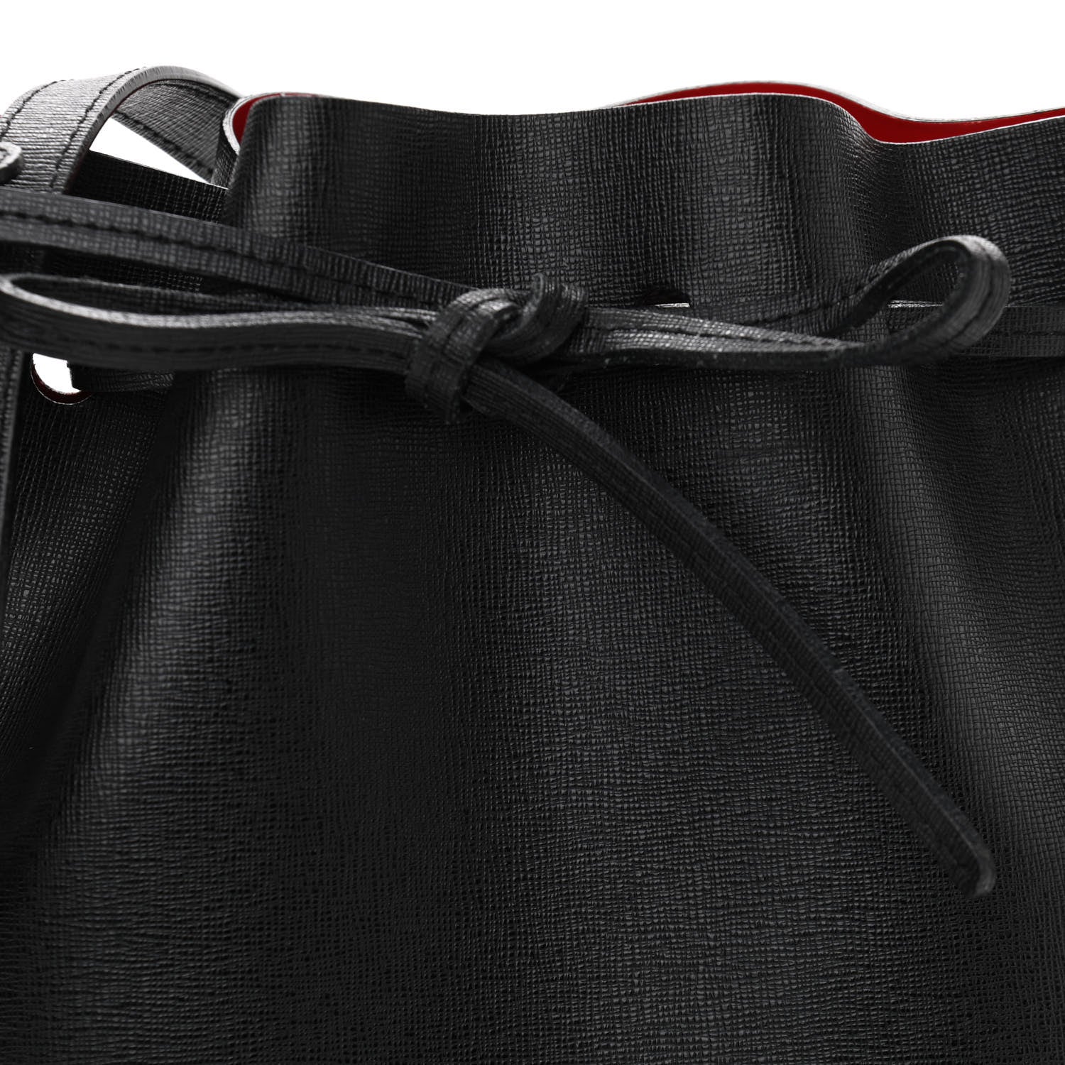 Mansur Gavriel Calfskin Mini Bucket Bag Black Flamma 8 of 14