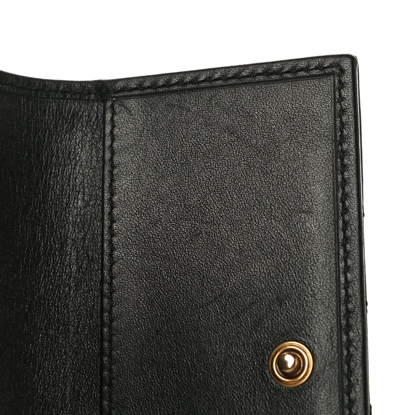 Calfskin Matelasse GG Marmont Wallet Black