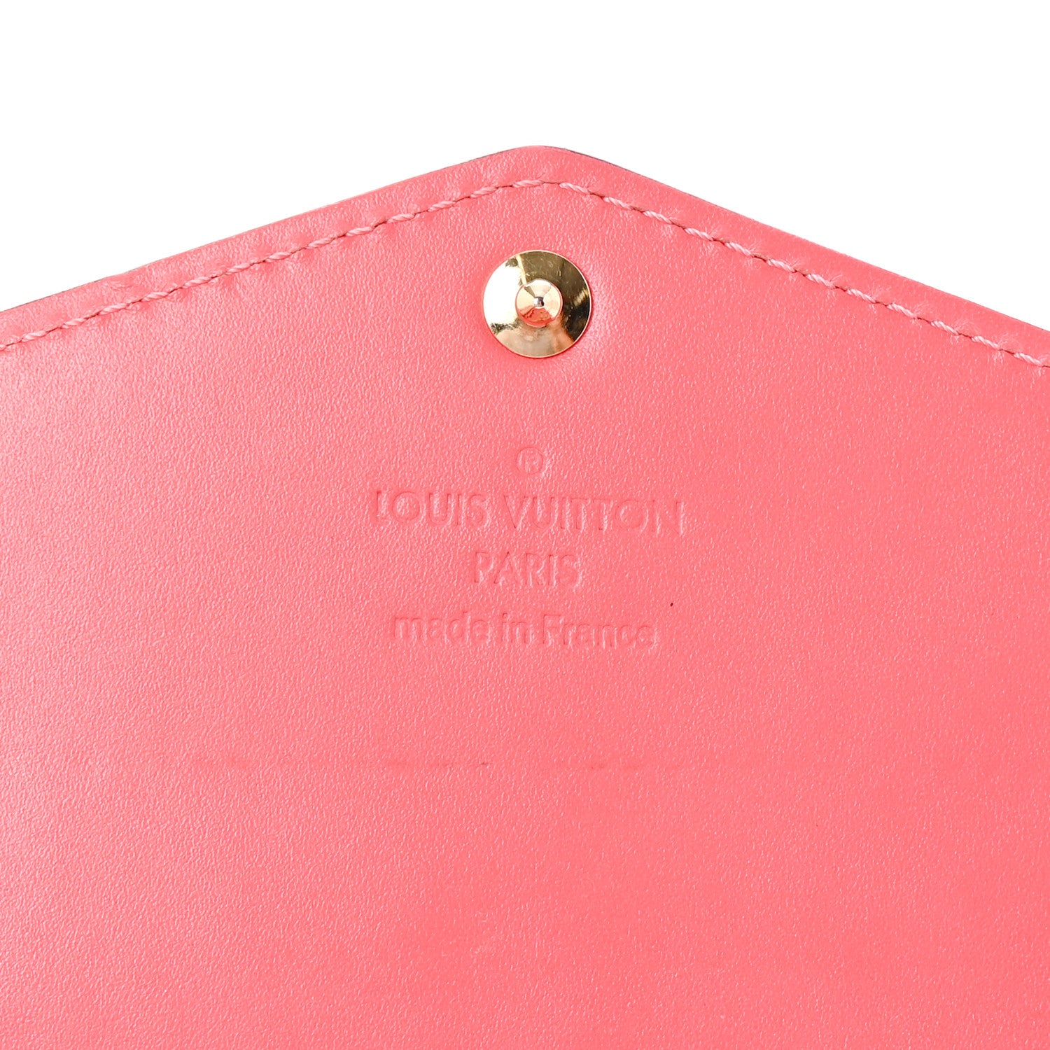 Louis Vuitton Vernis Sarah Wallet NM Rose Litchi 6 of 6