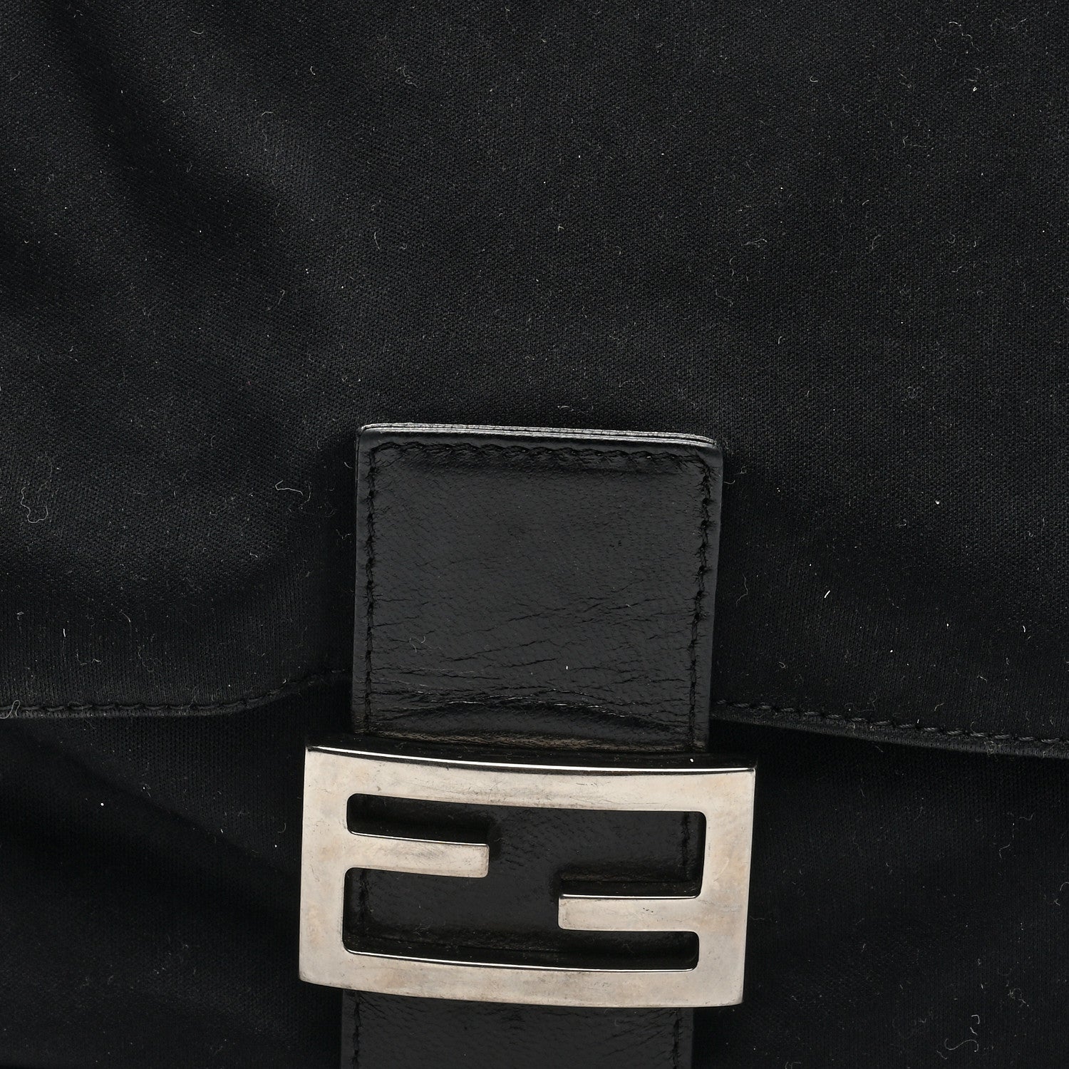 Fendi Neoprene Mama Baguette Black 7 of 9