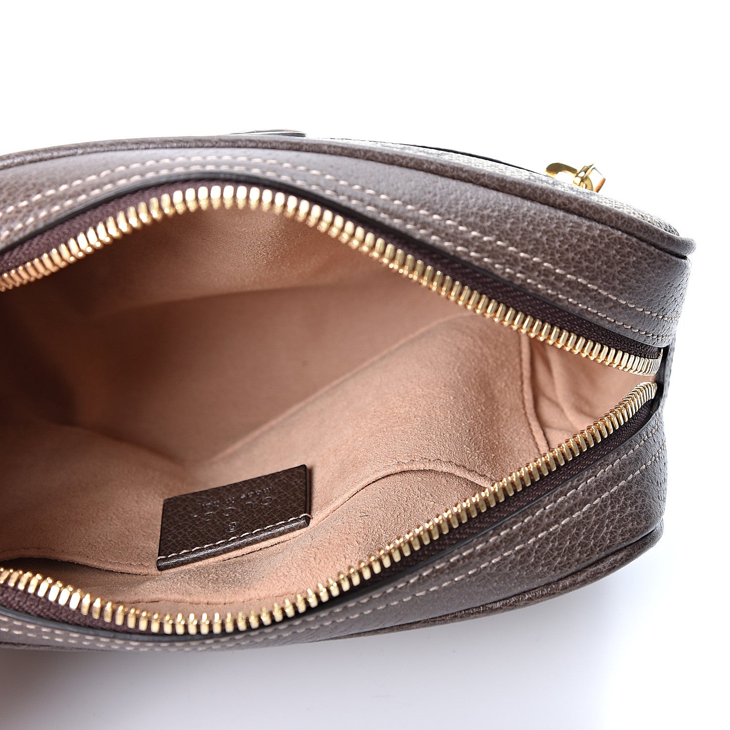 Gucci GG Supreme Monogram Web Small Ophidia Belt Bag 85 34 Dark Brown 4 of 10