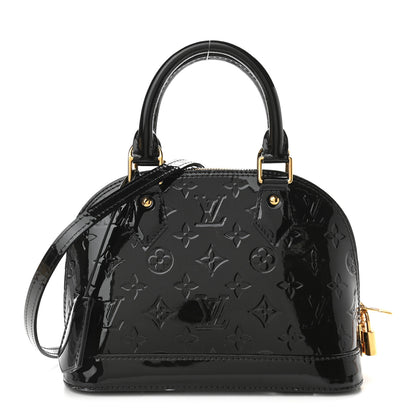 Louis Vuitton Vernis Alma BB Black 1 of 9
