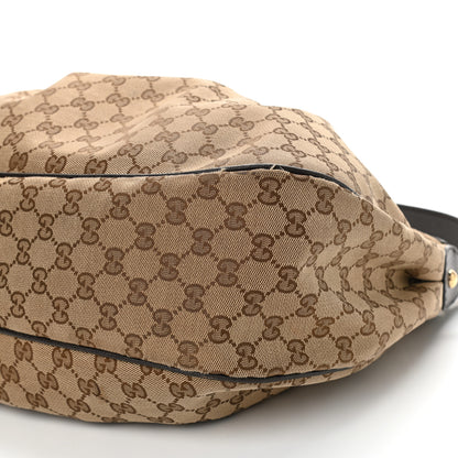 Gucci Monogram Medium Sukey Hobo Dark Brown 6 of 11