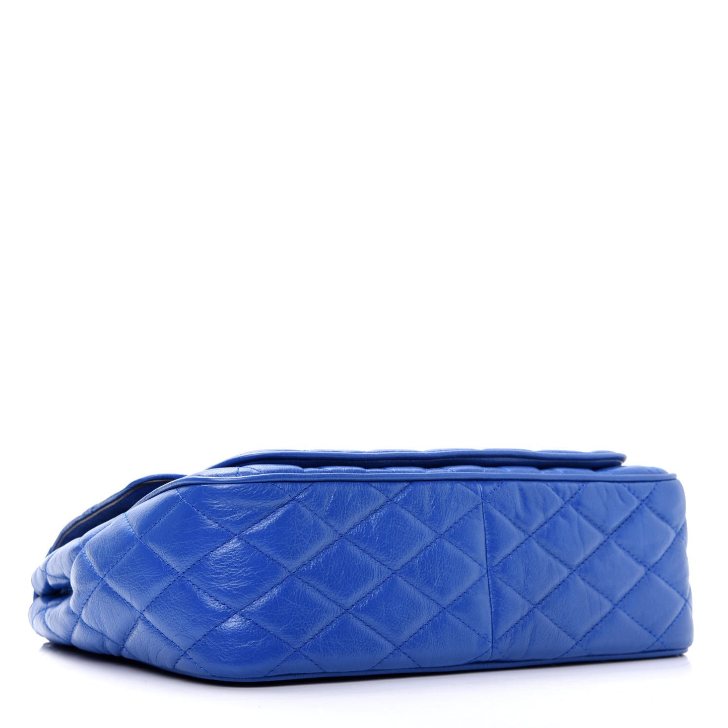 Shiny Buffalo Quilted Darley Shoulder Bag Porcelain Blue
