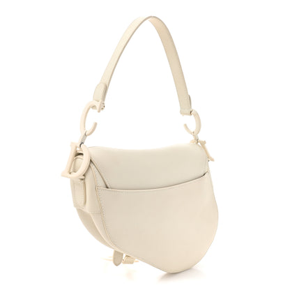 Christian Dior Ultra Matte Calfskin Saddle Bag Off White 3 of 14