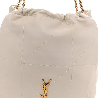 Saint Laurent Lambskin Matelasse Monogram Medium Jamie 4.3 Pochon Crema Soft 9 of 11
