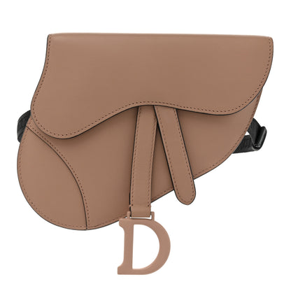 Christian Dior Ultra Matte Calfskin Saddle Belt Bag Rose Des Vents 1 of 9