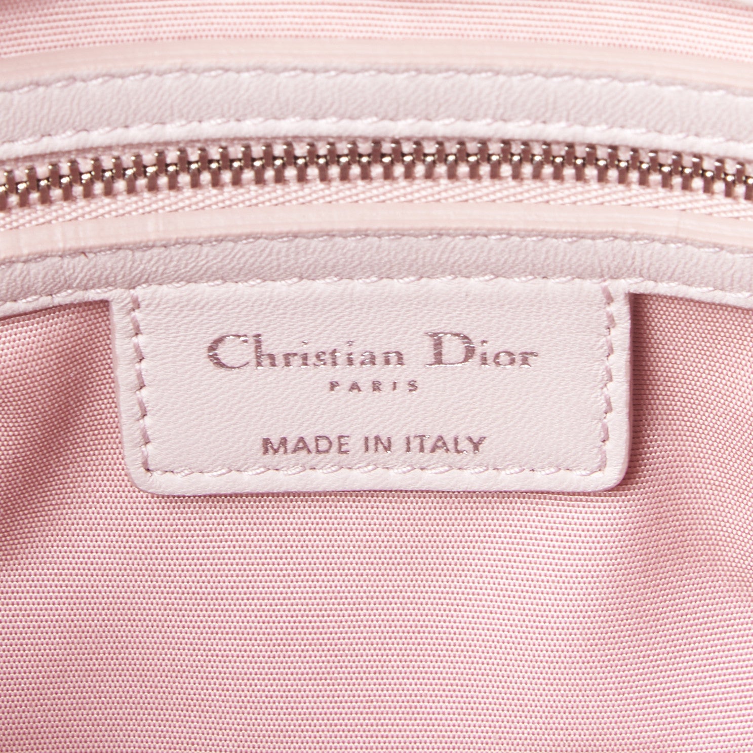 Christian Dior Lambskin Cannage Small Dior Soft Shopping Tote Light Pink 7 of 8