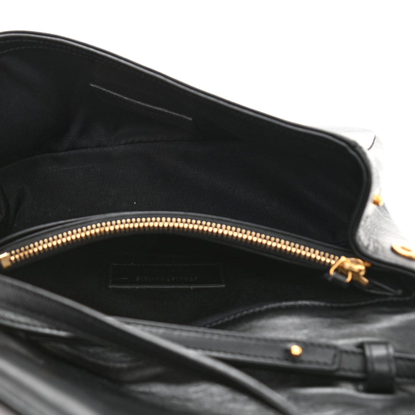 Calfskin Crossbody Bag Black