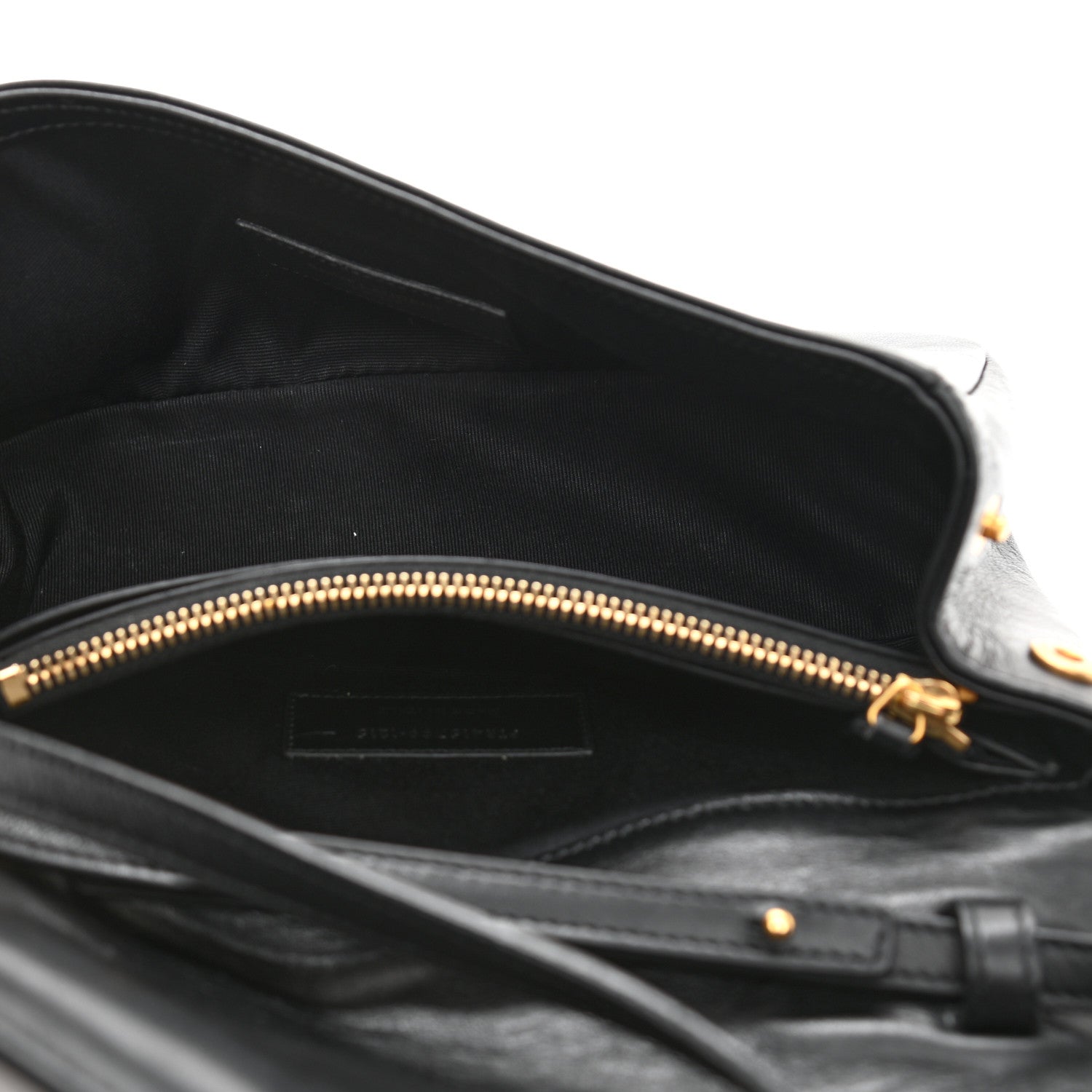 Saint Laurent Calfskin Crossbody Bag Black 5 of 9