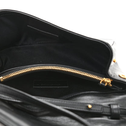 Saint Laurent Calfskin Crossbody Bag Black 5 of 9