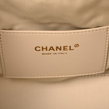 Chanel Caviar Quilted Small Chanel 25 Handbag Light Grey 6 of 11
