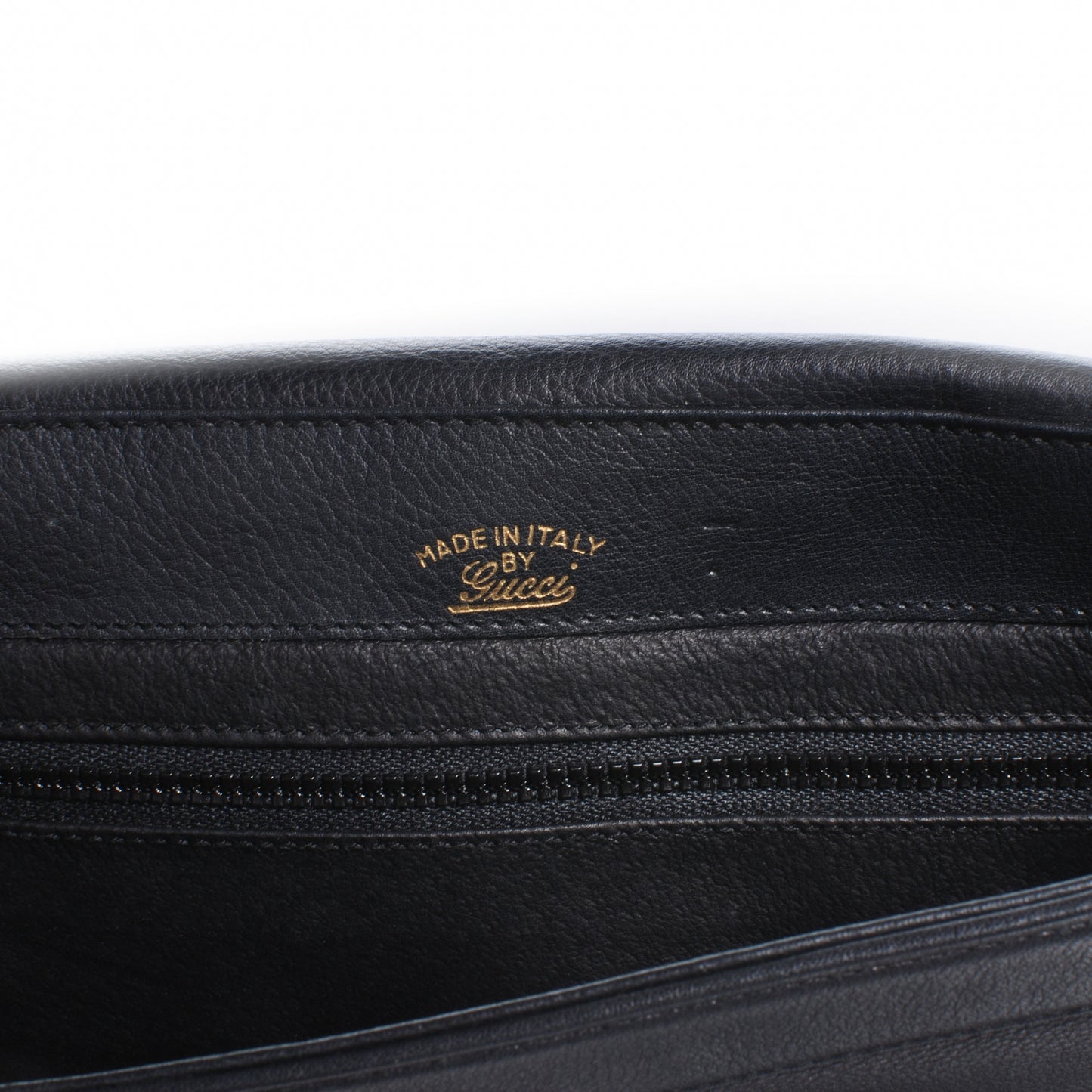 Leather Shoulder GG Black
