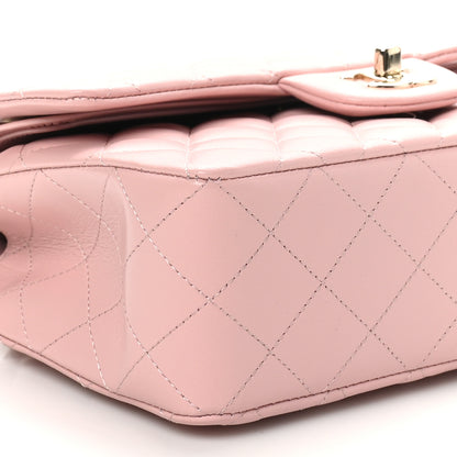 Chanel Lambskin Quilted Small Double Flap Light Pink 9 of 11