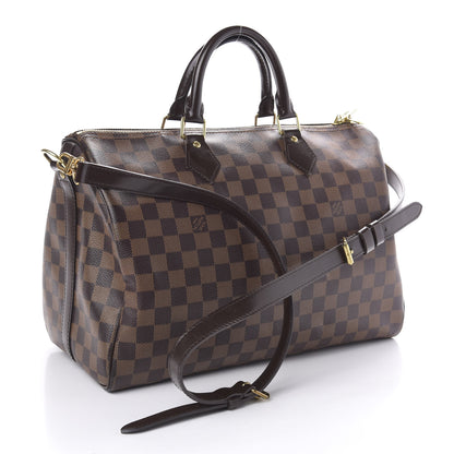 Louis Vuitton Damier Ebene Speedy Bandouliere 35 3 of 12