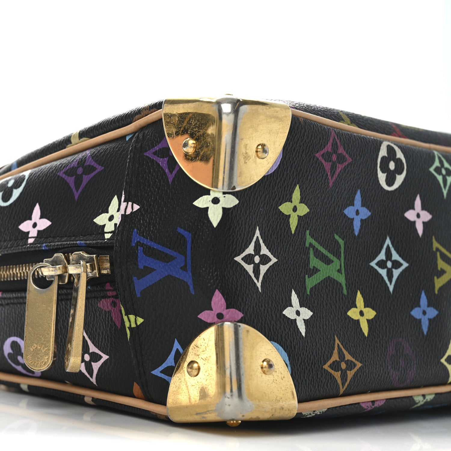 Louis Vuitton Monogram Multicolor Trouville Black 8 of 10