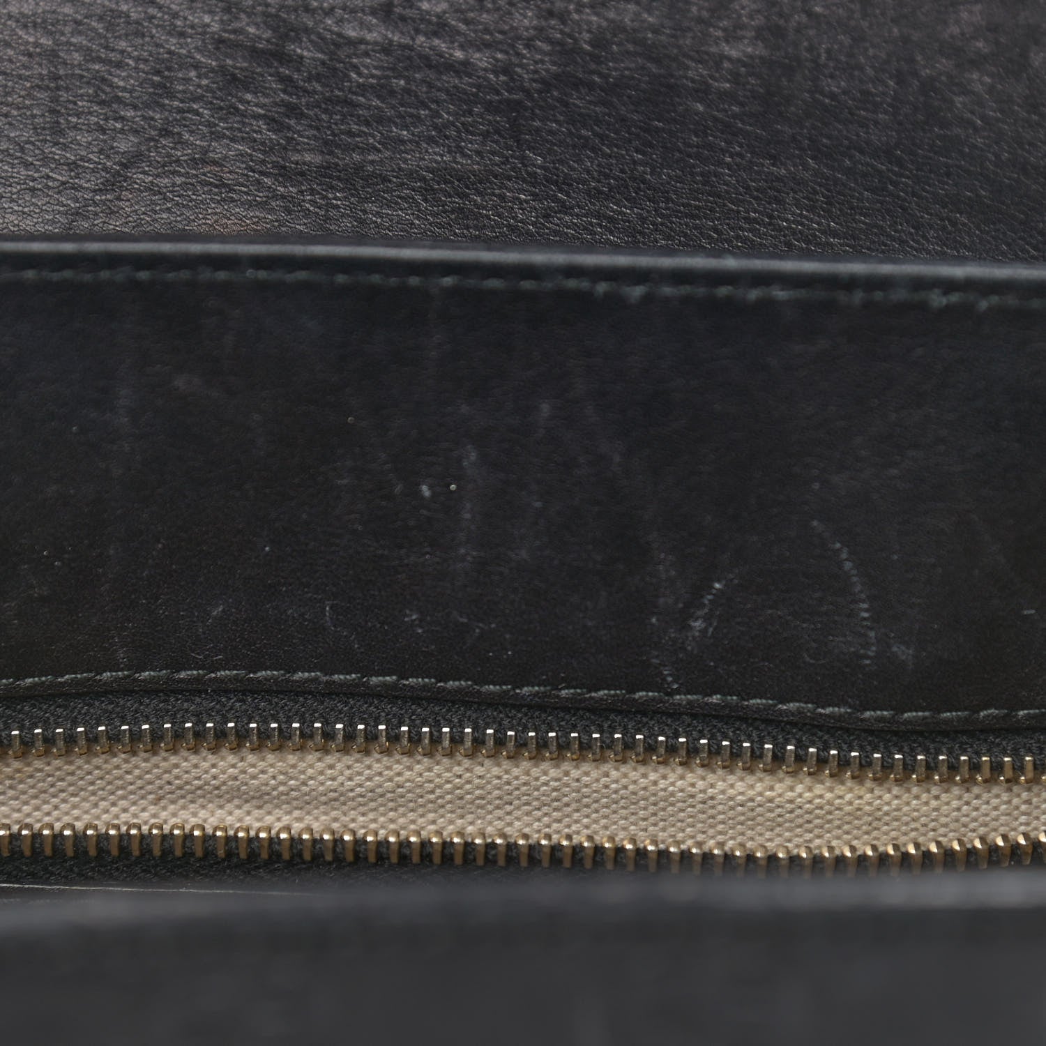 Gucci Guccissima Large Emily Chain Shoulder Bag Black 12 of 15