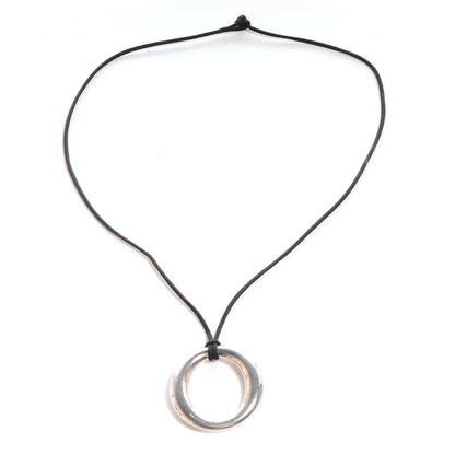 Tiffany Sterling Silver Elsa Peretti Sevillana Pendant Necklace 4 of 4