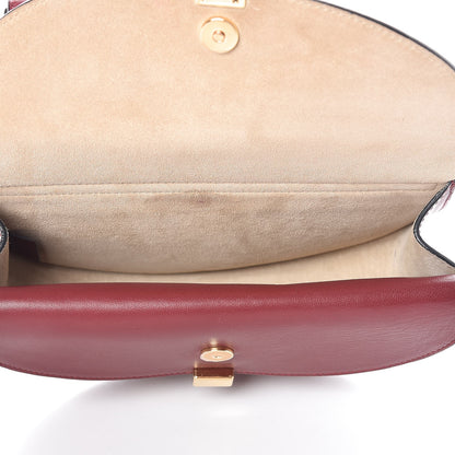 Chloe Calfskin Mini Georgia Crossbody Bag Bordeaux 5 of 10