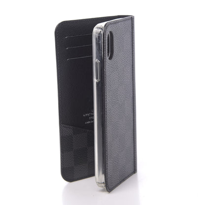 Louis Vuitton Damier Graphite iPhone X Folio Case 3 of 7
