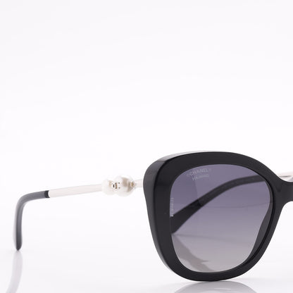 Chanel Acetate Polarized Butterfly Winter Pearl Sunglasses 5339-H-A Black 5 of 8