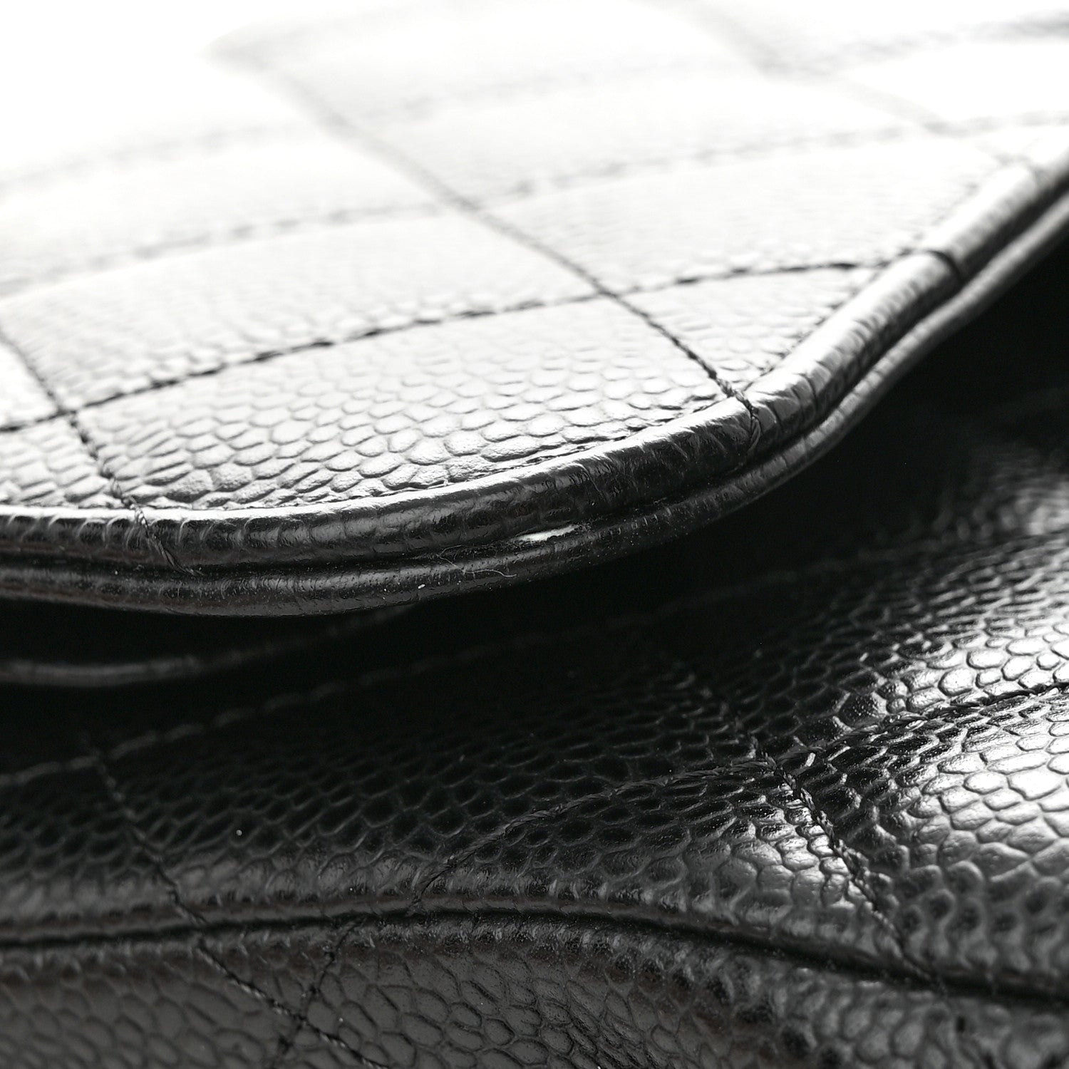 Chanel Caviar Quilted Jumbo Double Flap Black 11 of 11