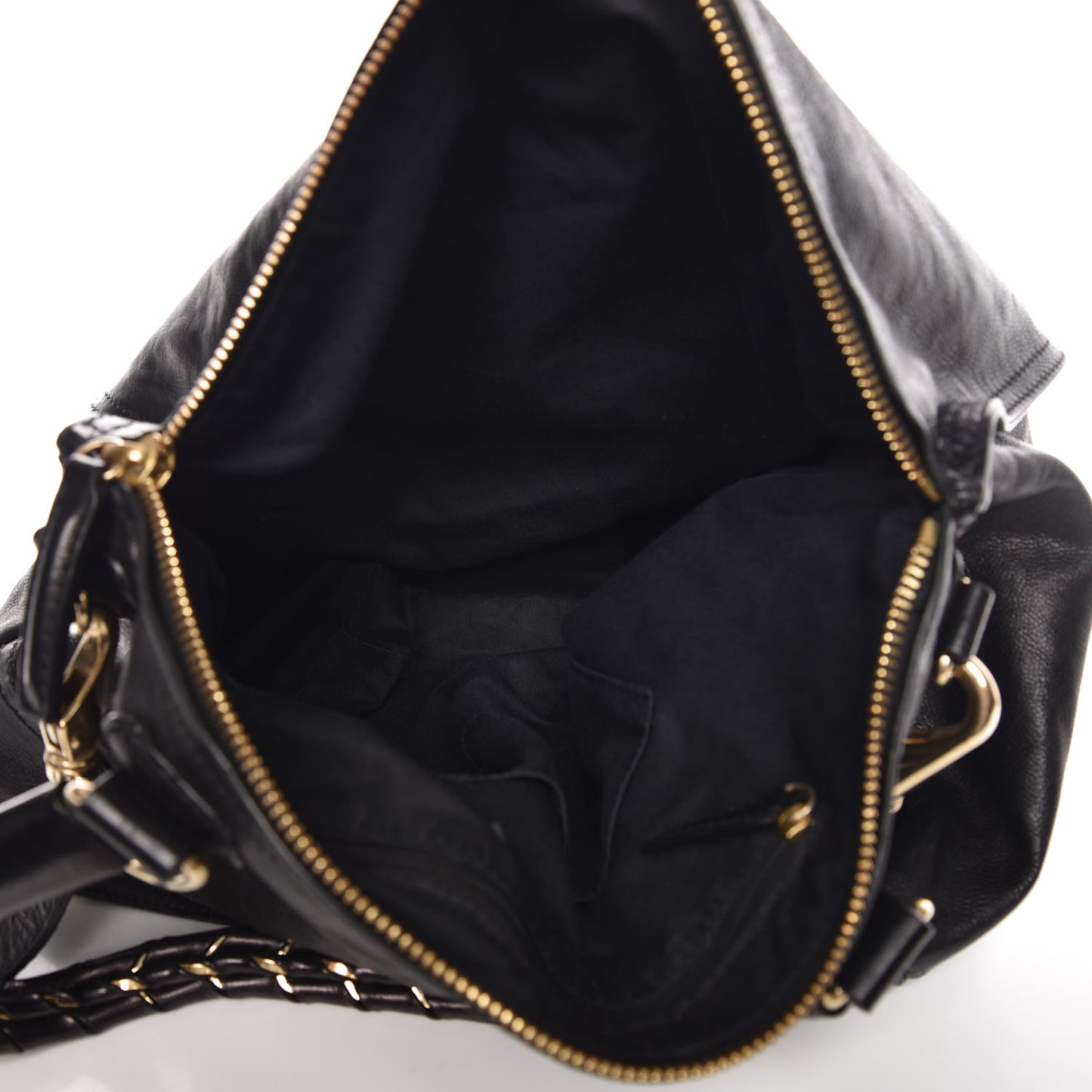 Sugar Goatskin Large Pandora Black