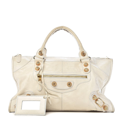 Balenciaga Agneau Giant 21 Gold Hardware Work Natural 1 of 19