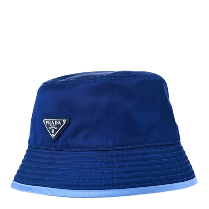 Prada Nylon Reversible Bucket Hat M Blue 1 of 8