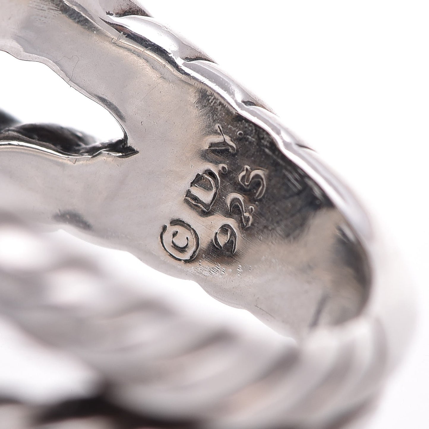 Sterling Silver Diamond Black Onyx 14mm Albion Ring 54.5 7