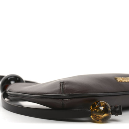 Jacquemus Smooth Calfskin Le Bisou Perle Medium Brown 8 of 9