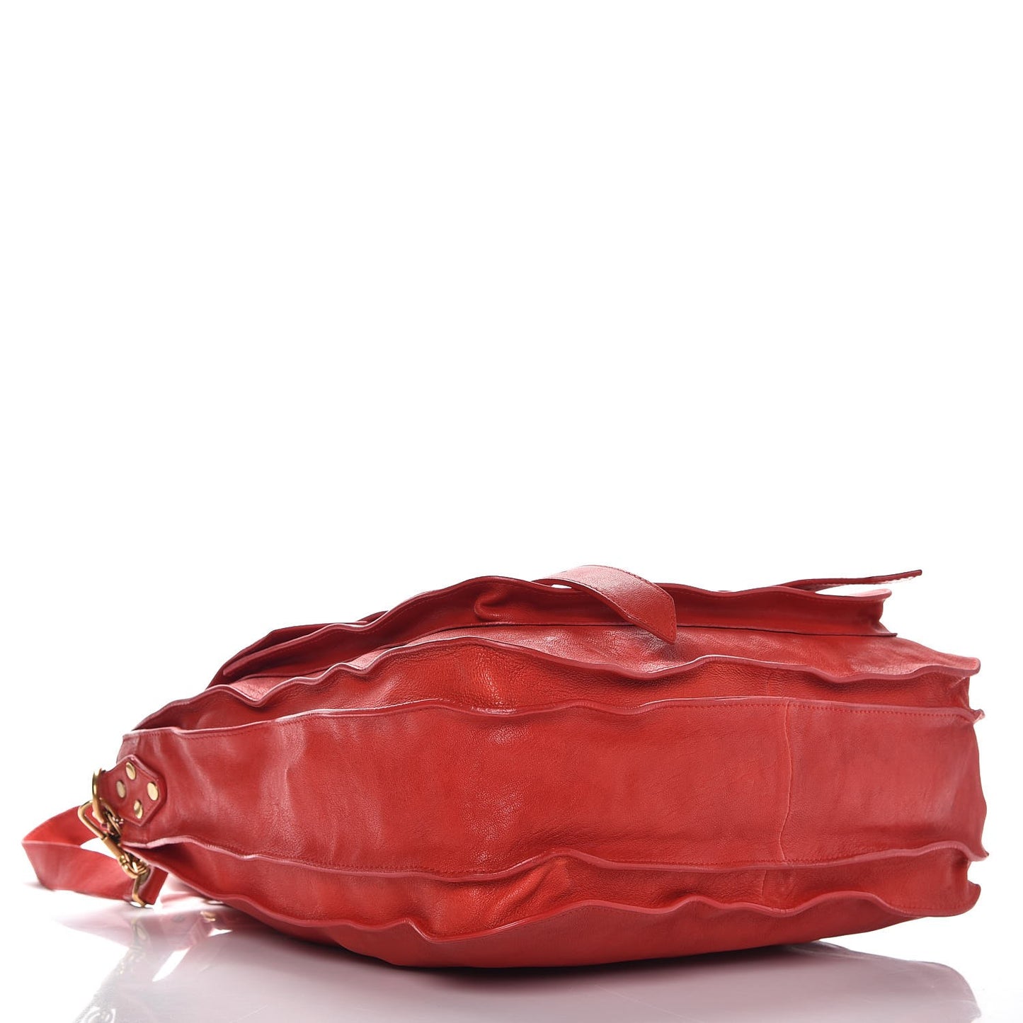 Lambskin PS1 Tote Bright Red