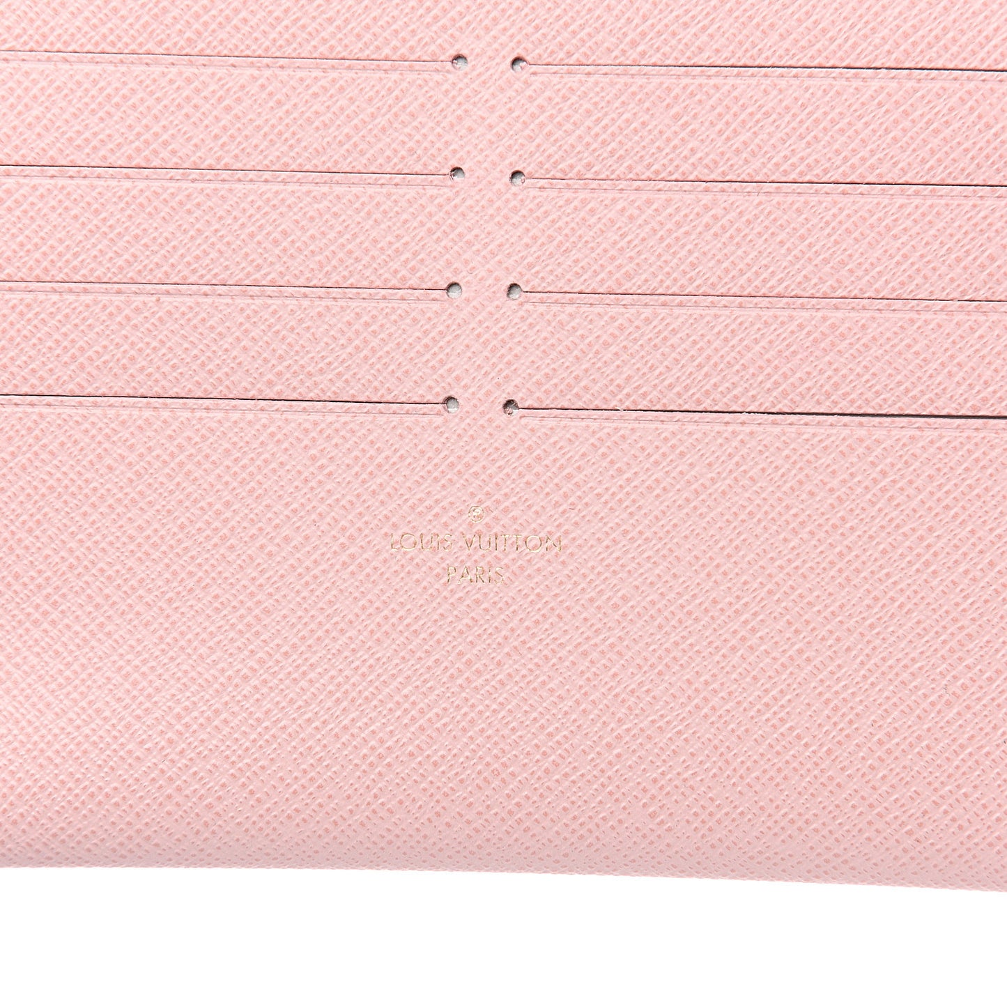 Calfskin Felicie Card Holder Insert Rose Ballerine