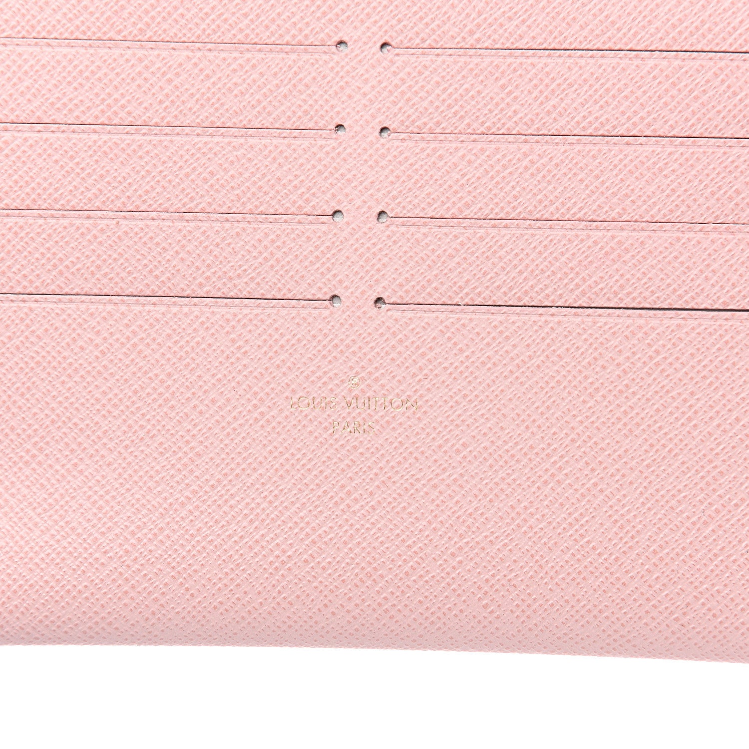 Louis Vuitton Calfskin Felicie Card Holder Insert Rose Ballerine 5 of 6
