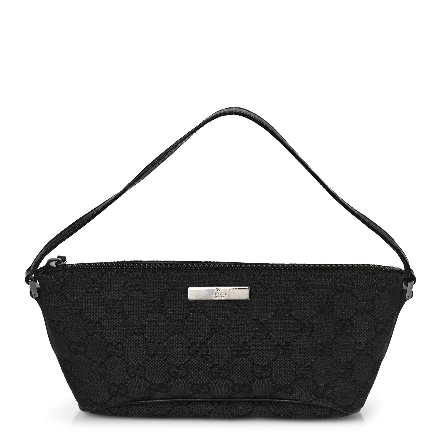 Gucci Monogram Boat Pochette Black 1 of 10