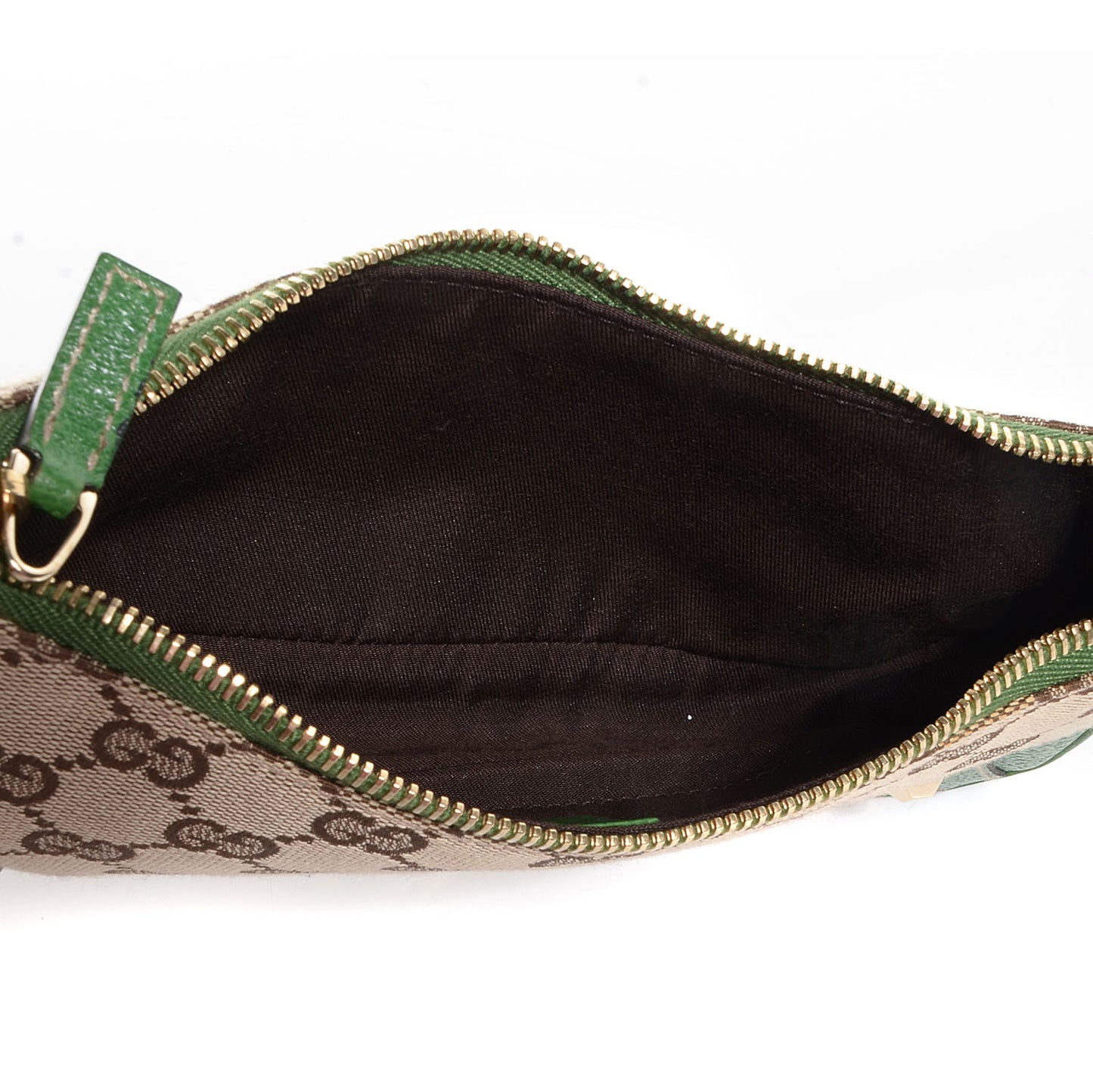 Monogram Horsebit Nail Chain Pochette Green