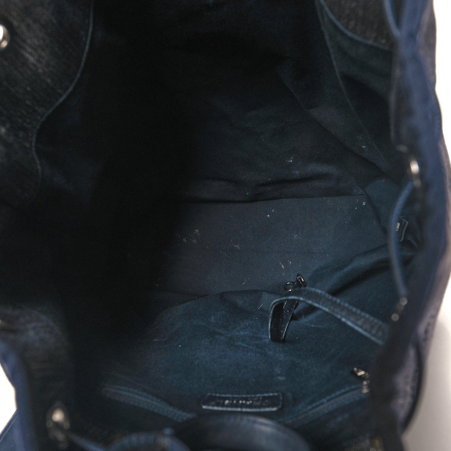 Canvas Large Deauville Backpack Denim Blue