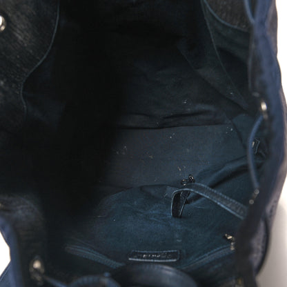 Chanel Canvas Large Deauville Backpack Denim Blue 5 of 10