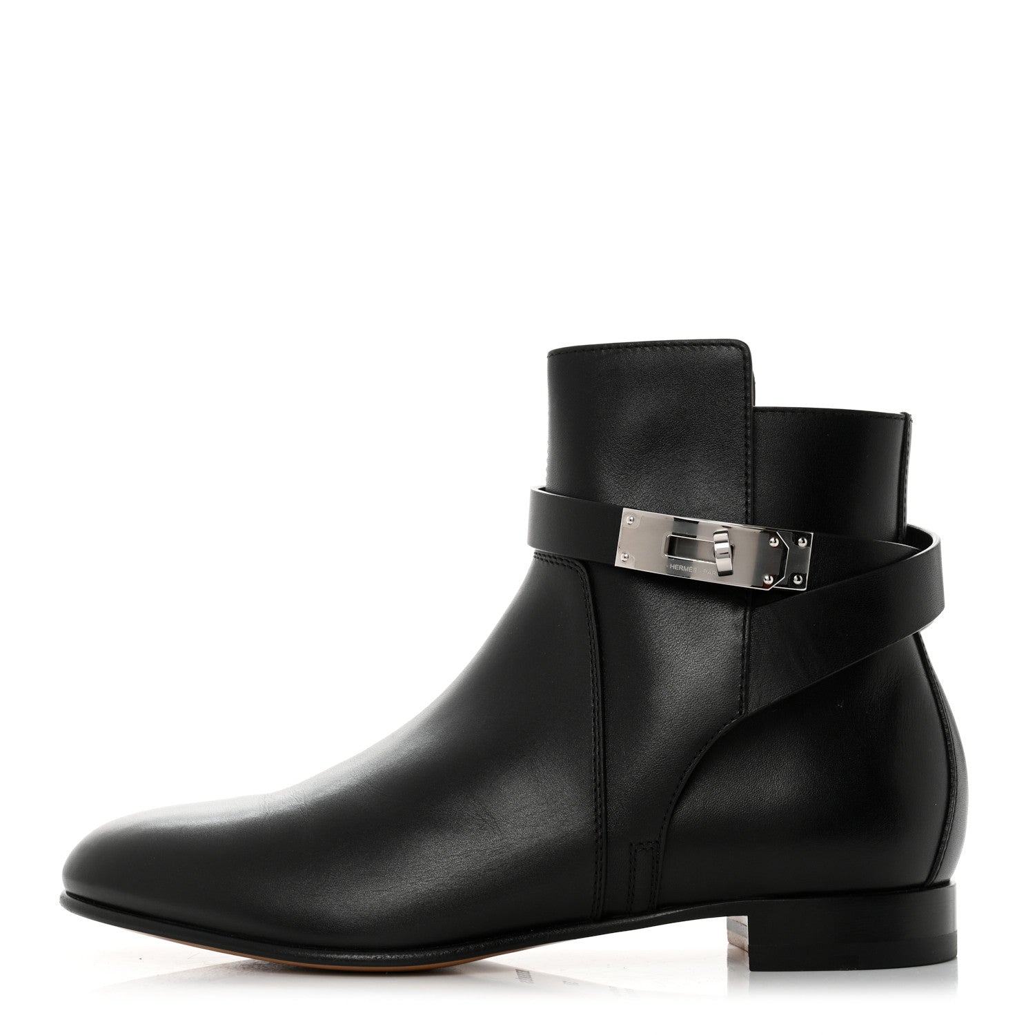 Hermes Calfskin Neo Low Boots 37 Black 1 of 9