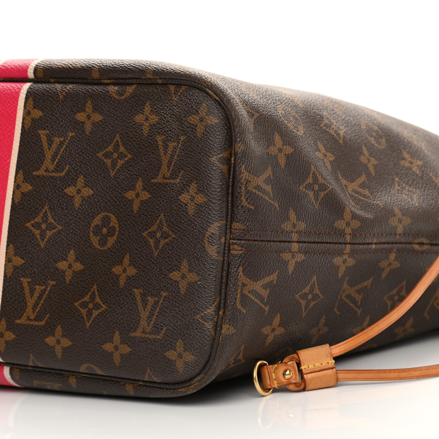 Monogram My LV Heritage Neverfull MM Fuchsia White