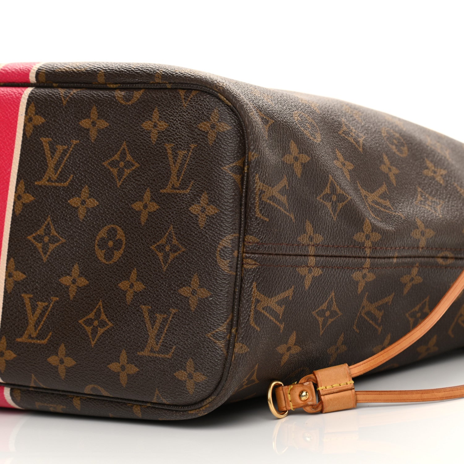 Louis Vuitton Monogram My LV Heritage Neverfull MM Fuchsia White 10 of 11