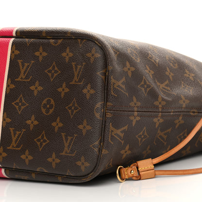 Louis Vuitton Monogram My LV Heritage Neverfull MM Fuchsia White 10 of 11